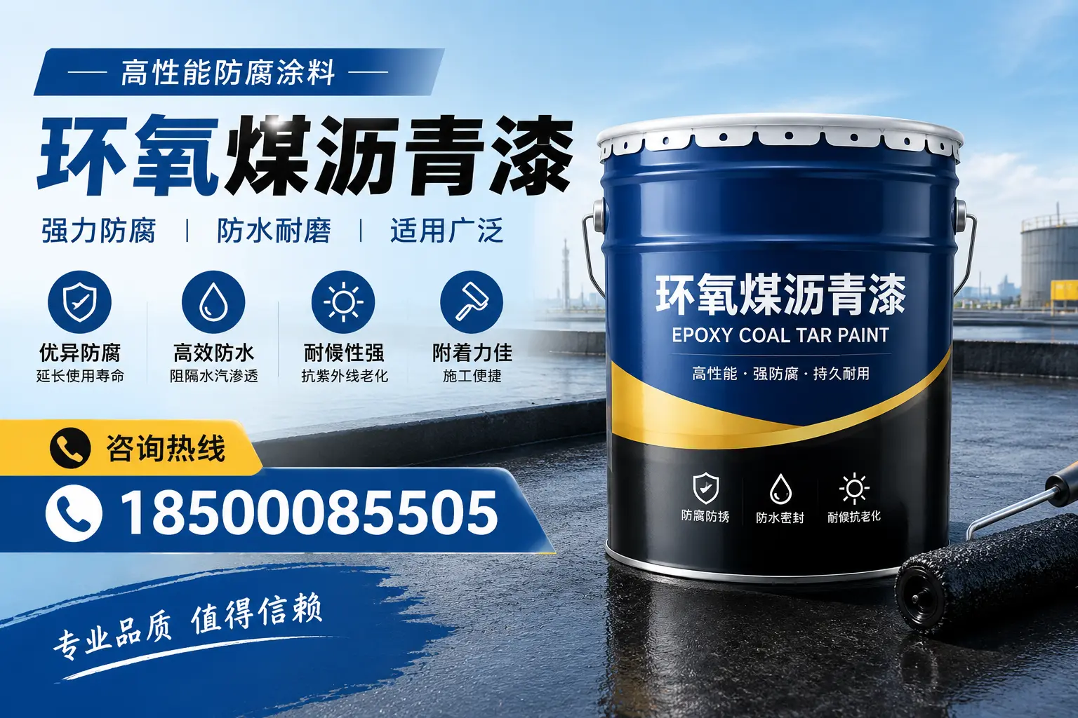 环氧煤沥青漆的主要成分与功能，稷山用户深度了解